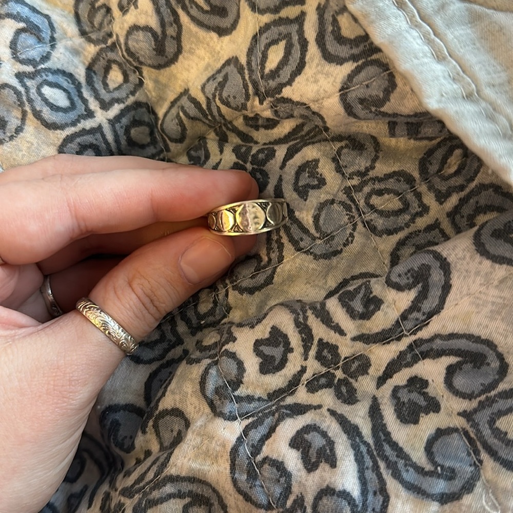 Sterling Silver Moon Phase Ring - image 2